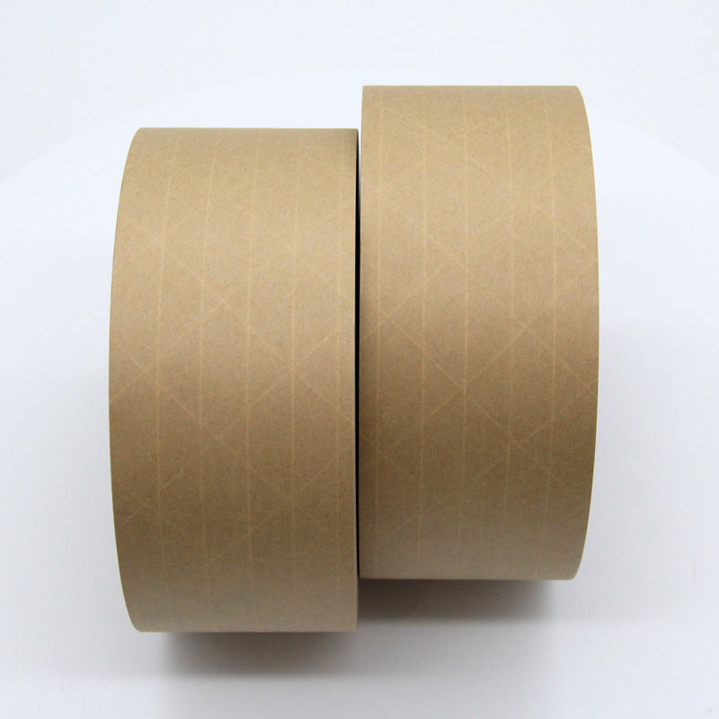 Reinforced Water Activated Tape | 70mm x 100m 100% Recycled Kraft Paper