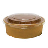 500ml Small Round Brown Kraft Deli Bowl