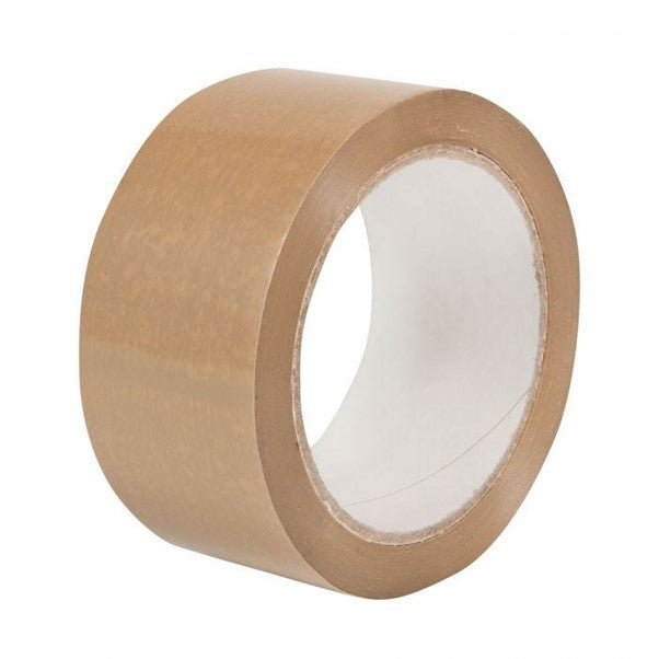 PVC Packing Tape 48mm x 66mtr Solvent adhesive Brown