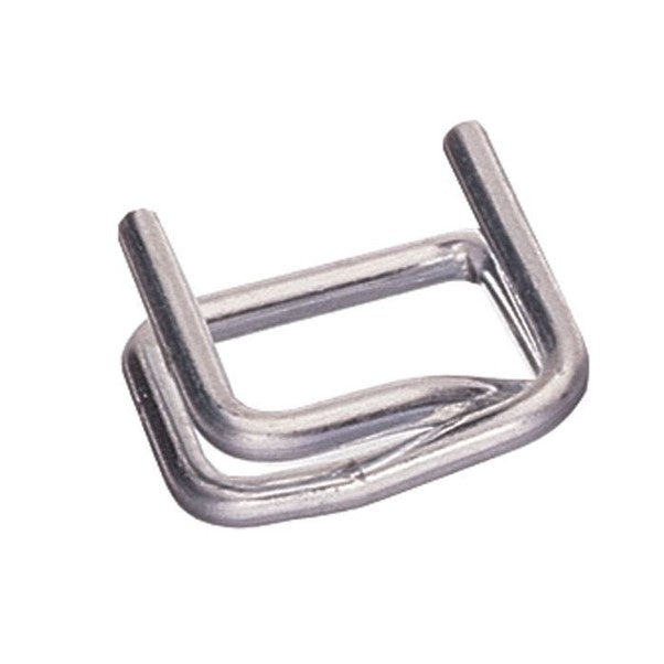 Steel Buckle 16mm Width 3.5mm Thickness Galvanised For Plastic Strapping 1000 Per Box