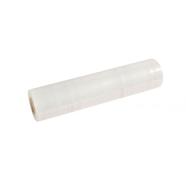 LLDPE Cast Stretch Film 400mm Width x 200mtr Length 34mu 38mm Standard Core Clear  6 Rolls per Case