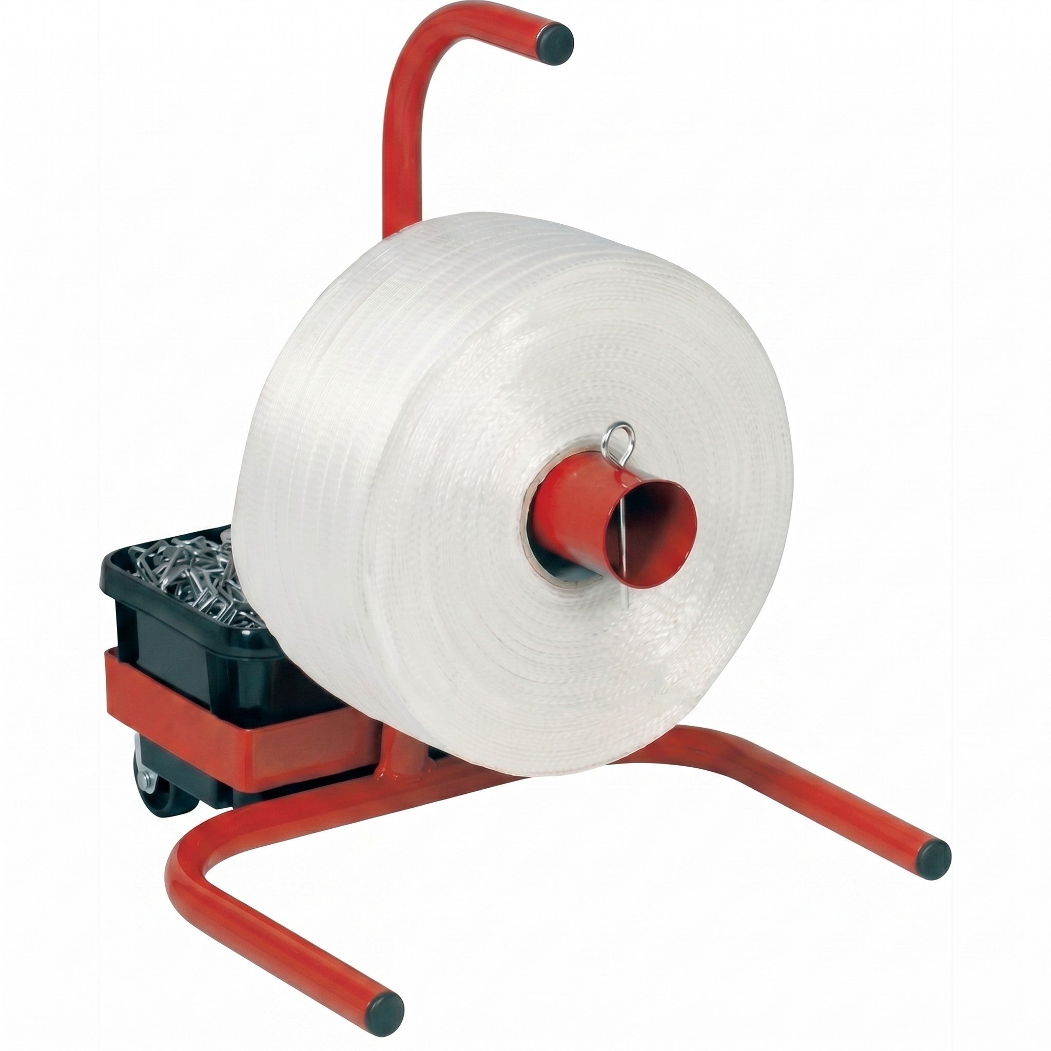 Static Dispenser for Corded Polyester Strapping