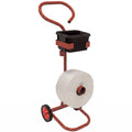 Mobile Dispenser for Coreded Polyester Strapping