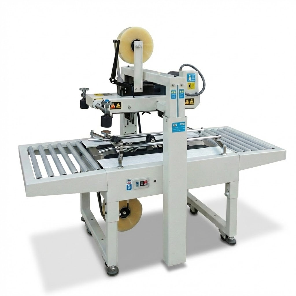 Semi Auto Uniform Case Taper 220v top & bottom belt driven