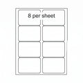 Direct Thermal Square Parcel Labels 101 x 101mm (Roll of 500)