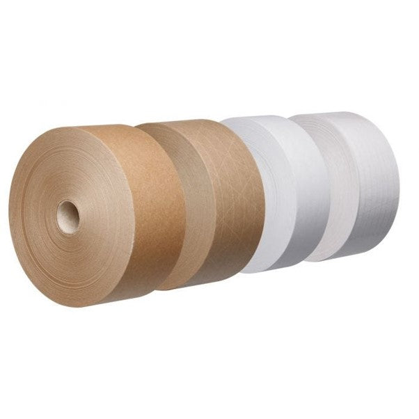 Tegrabond Reinforced Water Activated Tape 70mm x 915mtr brown GSI 38mm coreless