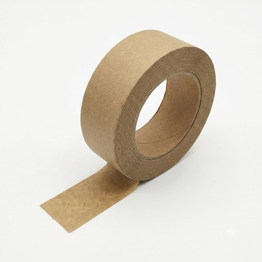Kraft Paper Paper Tape 38mm x 50mtr Solvent adhesive Brown