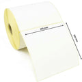 Direct Thermal Label 101x101mm White 25mm core 500 on a roll