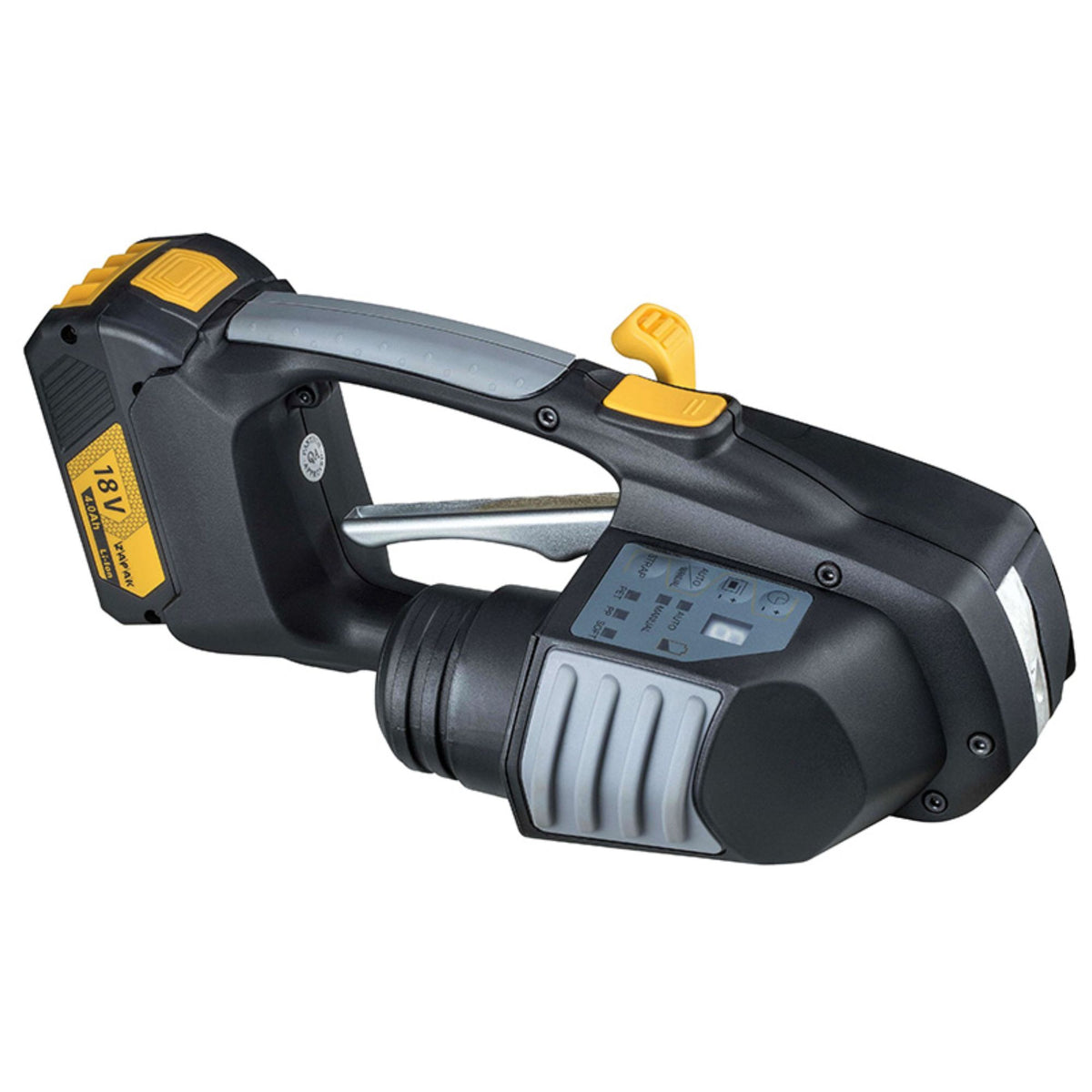 Light Duty Friction Weld Strapping Tool with 2 Li-Ion Batteries