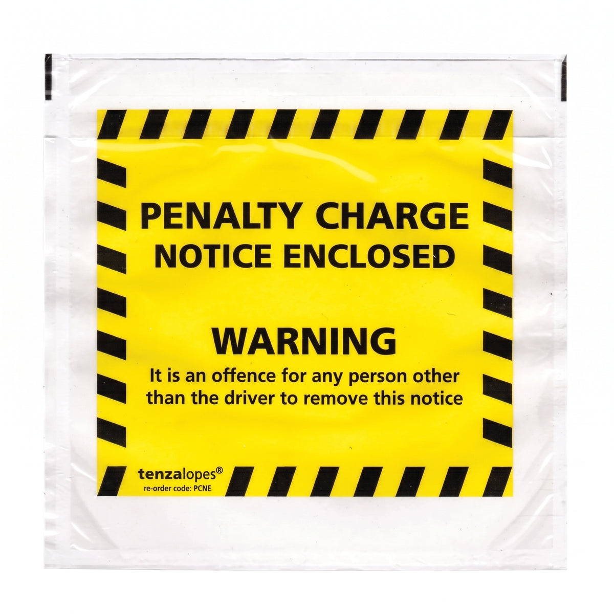 Tenzalope® Penalty Charge Notice Wallets – Low Tack Adhesive (Box of 1000)