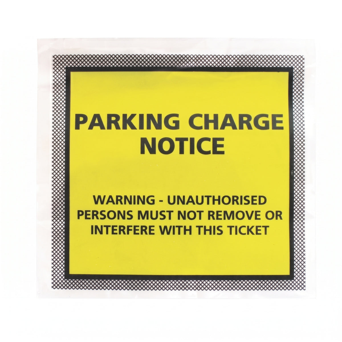 Parking Charge Notice Wallets – Low Tack Adhesive (Box of 1000)