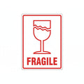 "FRAGILE" Parcel Warning Labels 108 x 79mm (Roll of 500)