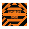 Dangerous Goods Hazard Warning Labels 100 x 100mm – Orange