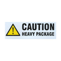 Transpal® "CAUTION HEAVY PACKAGE" Parcel Labels 148 x 50mm (Roll of 500)