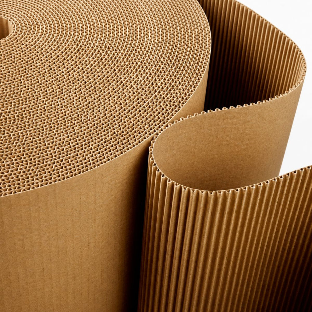 Single Faced Corrugate Rolls 500m Width, 75m Roll Length