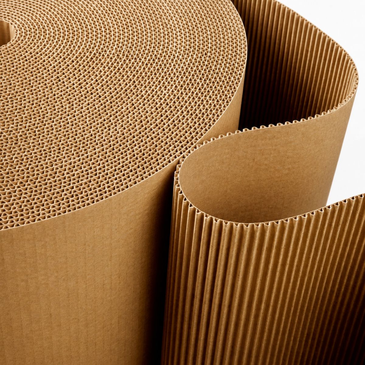 Single Faced Corrugate Rolls 500m Width, 75m Roll Length
