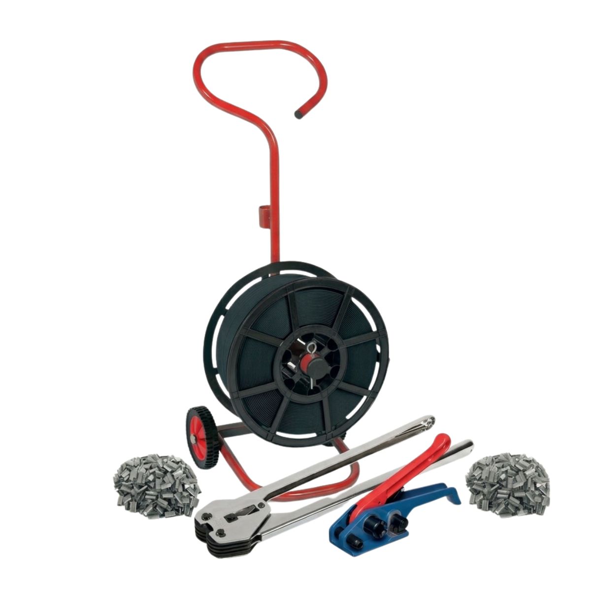 PPSK10 Polypropylene Strapping Kit with Tools & Mobile Dispenser (12mm x 1500m)
