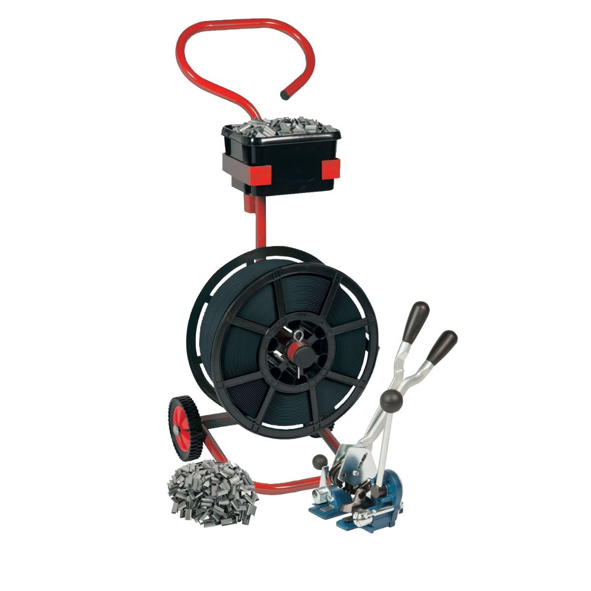 PPSK20 Polypropylene Strapping Kit with Combination Tool & Mobile Dispenser (12mm x 1500m)