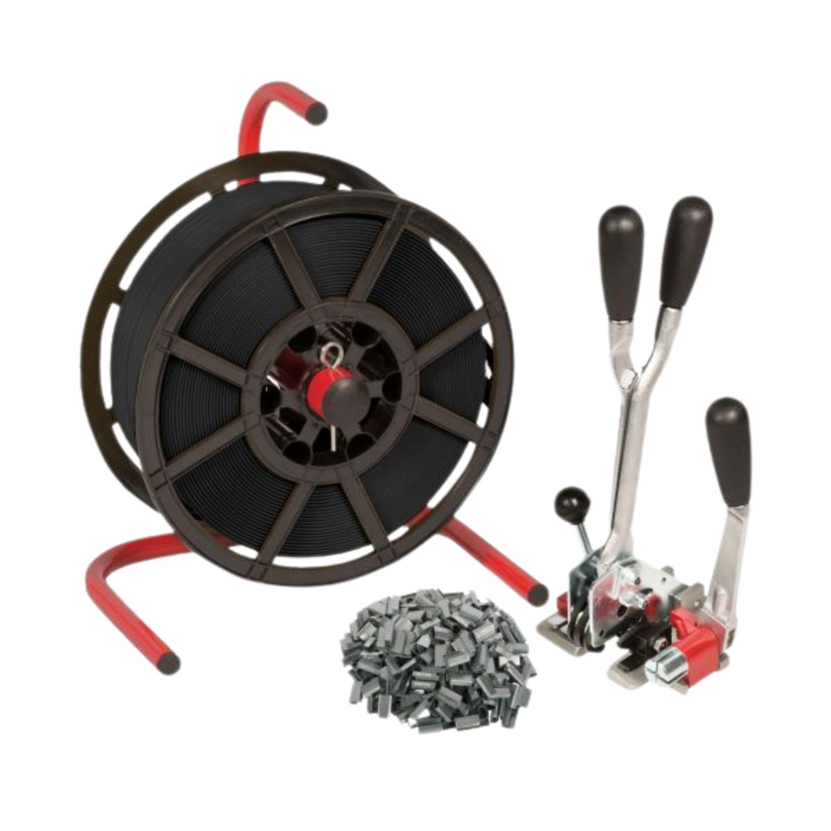 PPSK44 Polypropylene Strapping Kit with Combination Tool & Static Dispenser (12mm x 1500m)