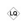 Hazard Warning Label LQ  White  100 x 100