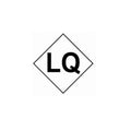 Hazard Warning Label LQ  White  100 x 100