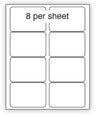 A4 Laser Label 8Up White 100/pack 5/box