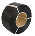 PP Embossed Hand Strap 16mmx0.75mmx800mtr Cardboard Core 150x200mm 325kg Breaking Strain Black