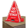 Corrugated Cardboard Non-Stack Cones 120gsm 25 Per Pack
