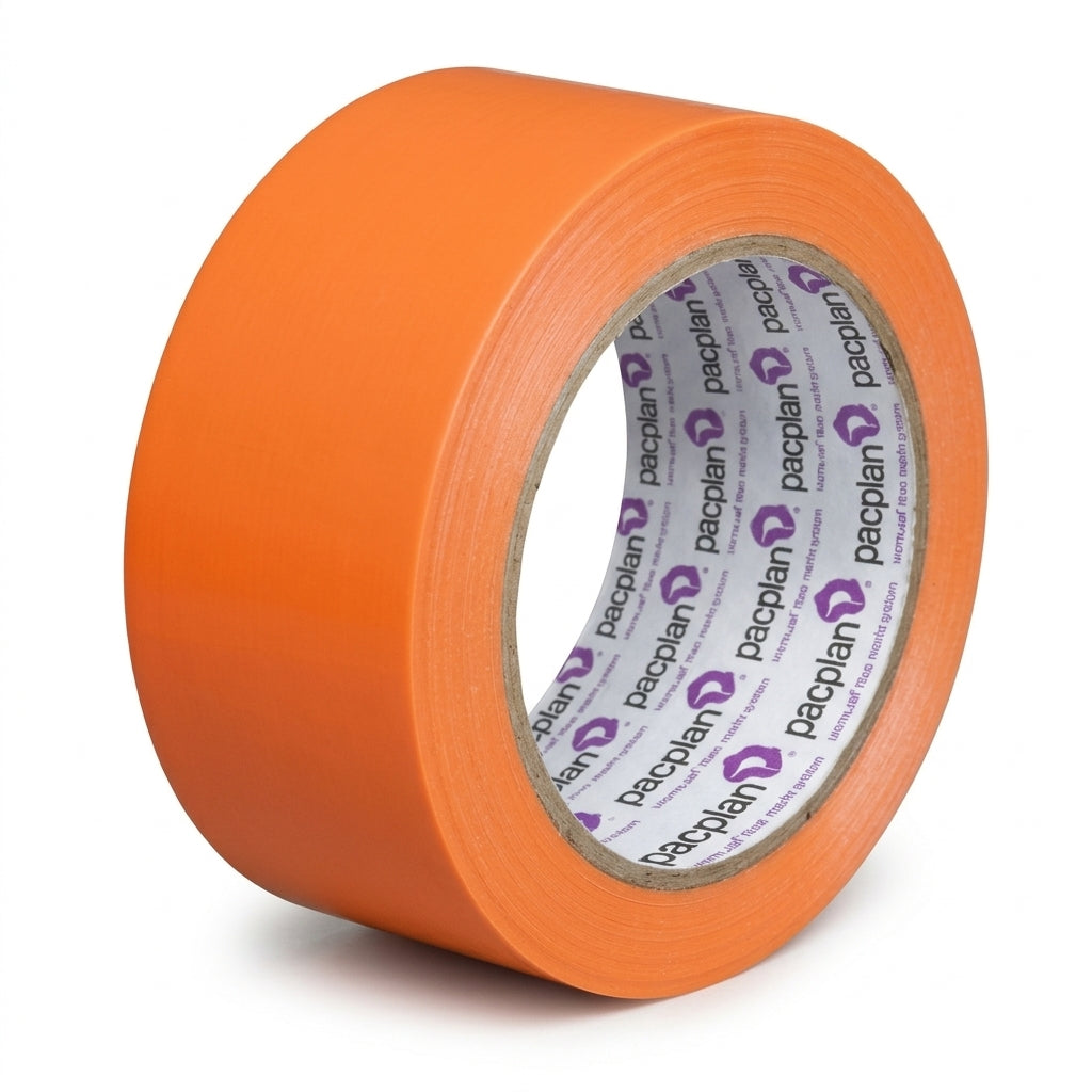PVC Lane Marking Tape 100mm x 33m – Solvent Adhesive – Orange