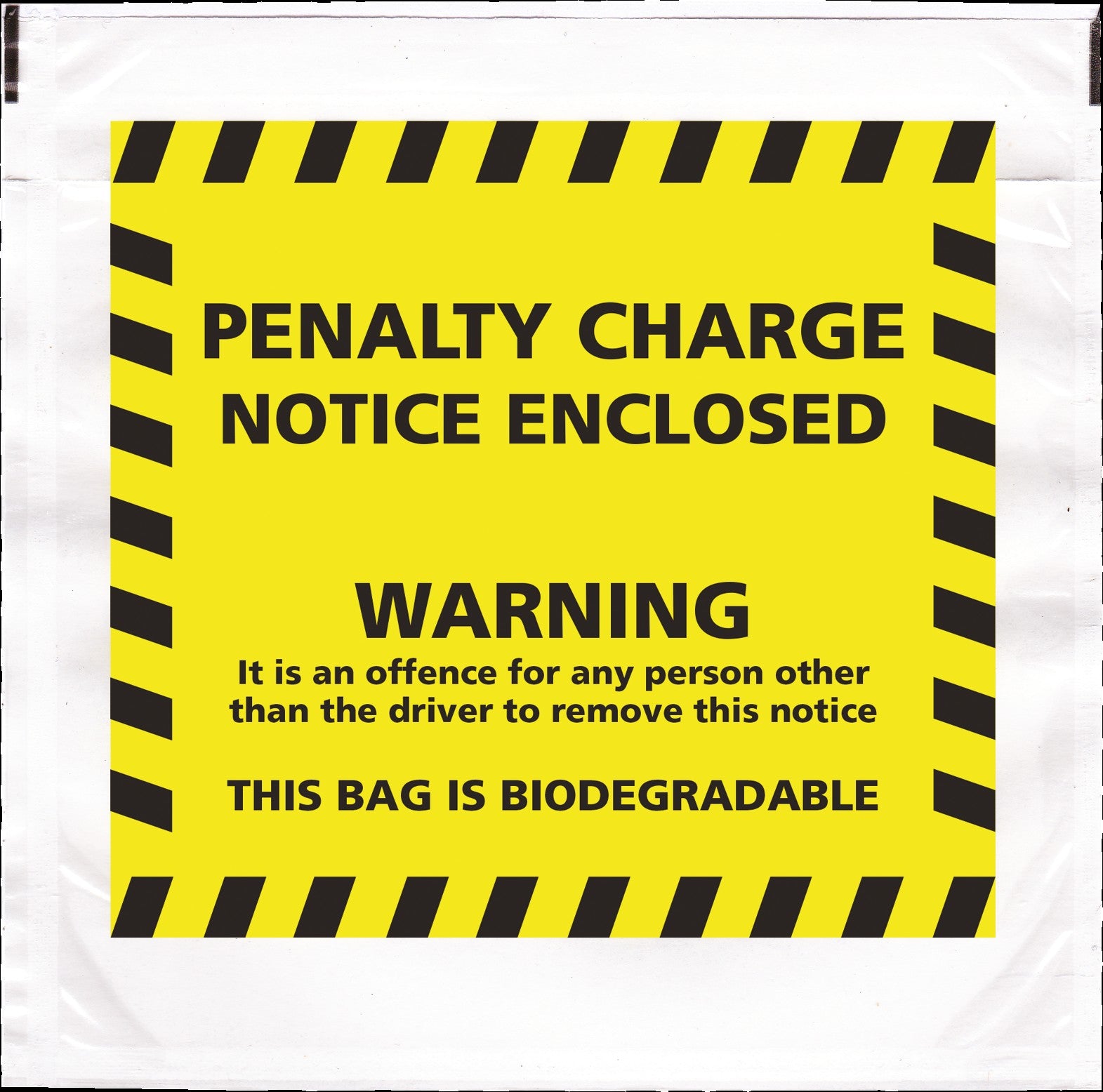 Penalty Charge Notice Wallets (Penalty Charge) 1000 Per Box Low Tack
