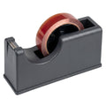 Kinetix Tape Dispenser desk top for 25mm wide 25 or 75mm core tape dark grey