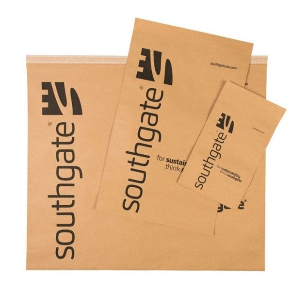 Paper Single Peel & Seal Paper Mailing Bag 200 x 300mm Gusset Size 80mm 100gsm 60mm Flap Brown 500 p