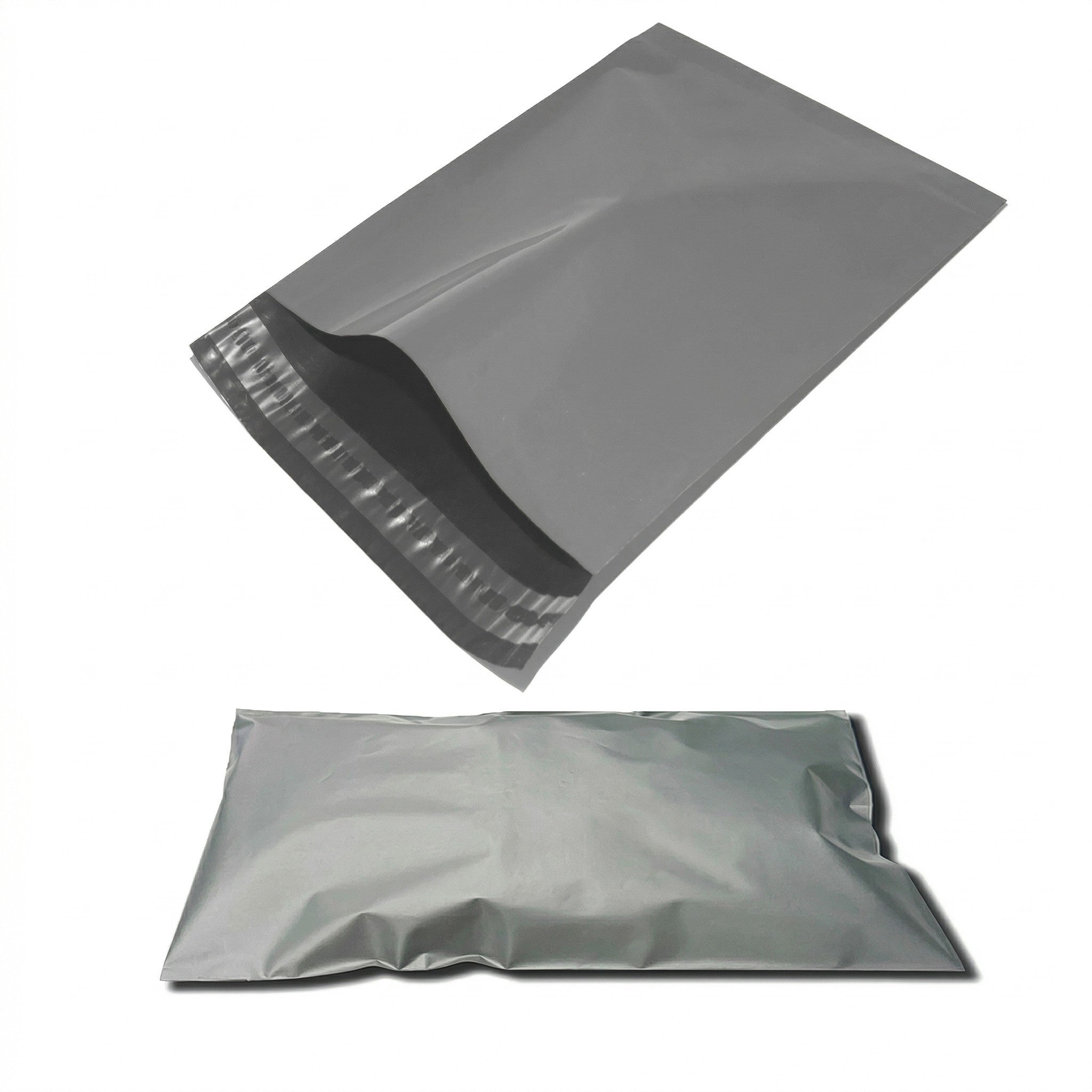 Polythene Mailing Bag 170 x 230mm 50mm Flap 50mu Film Thickness Grey 500 per Box