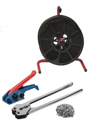 Safeguard 12mm Polypropylene Strapping Kit with PSD4 Stand & Hand Tools