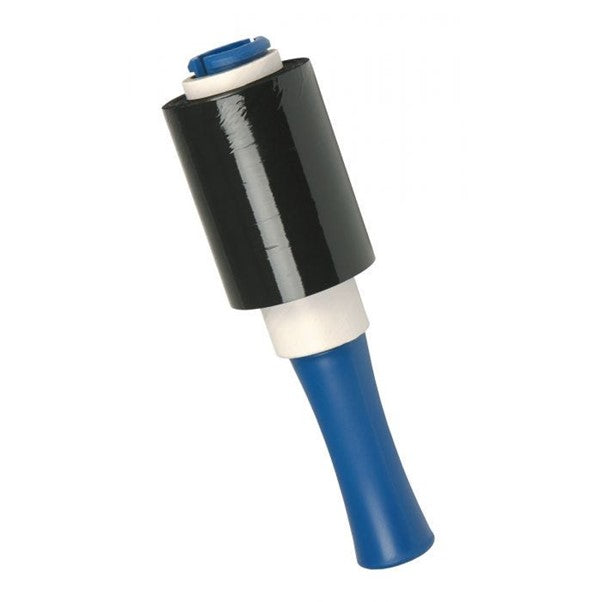 LLDPE Handy Wrap Film 100mm Width x 150mtr Length 17mu 38mm Standard Core Black  40 Rolls per Case