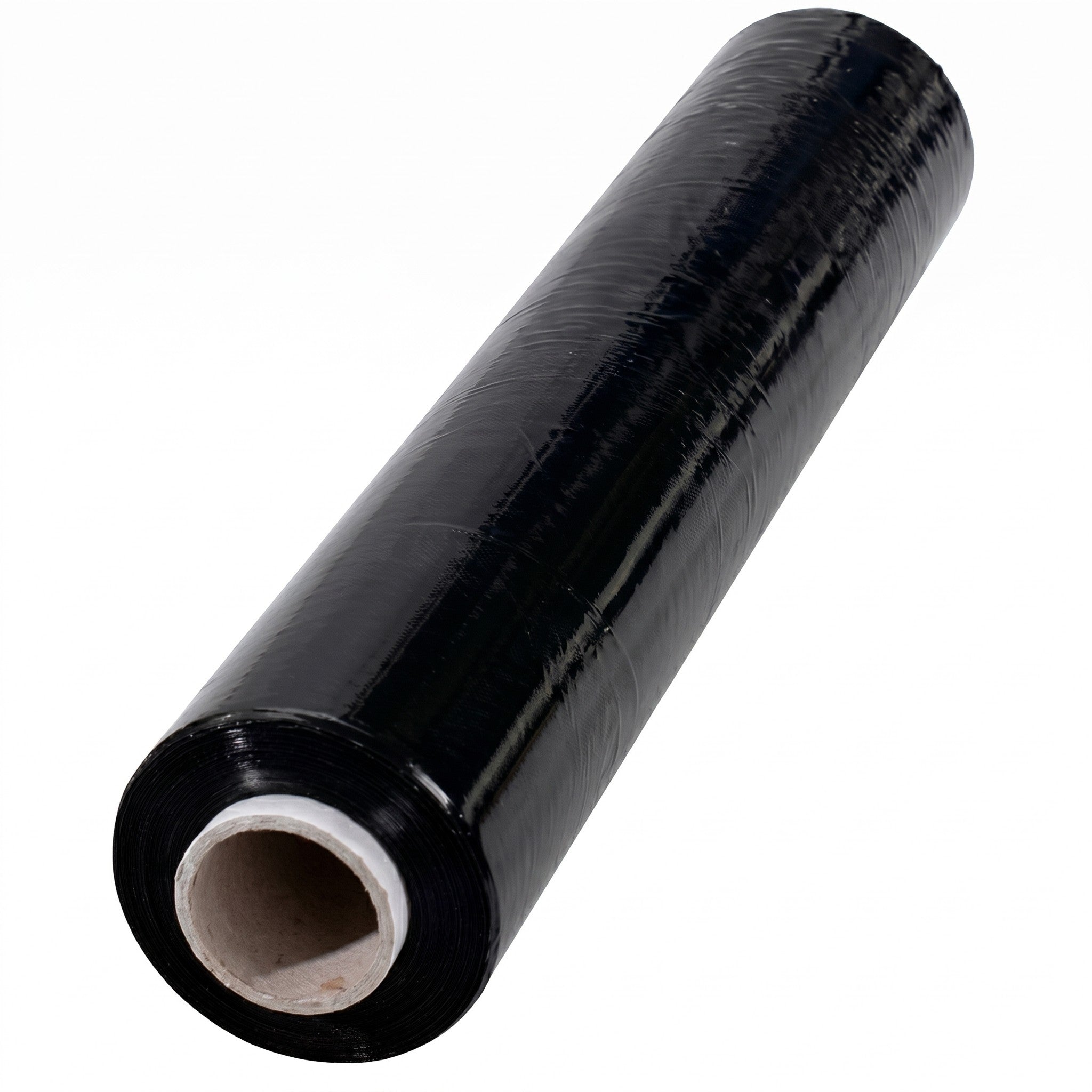 Stretch Film polythene 500mm x 300mtr 25mu black 50mm core