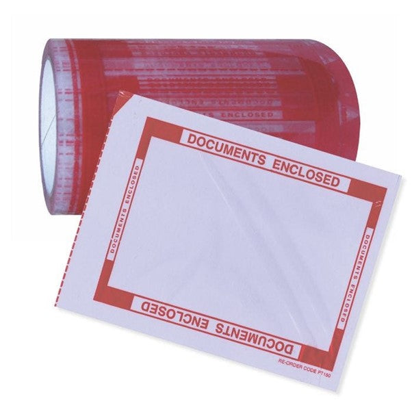 Pouch Tape (DOCUMENT ENCOLSED) 144 x 200mm 330 pouches per 66m roll