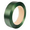 Polyester Embossed Hand Strap 19mmx1mmx1000mtr Cardboard Core 150x400mm 820kg Breaking Strain Green