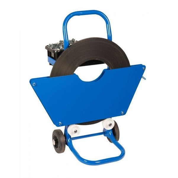 Mobile Dispenser for Ribbon Wound Steel Strapping