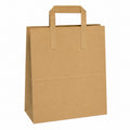 Large Pure Kraft Tape Handle Bag (250 x 140 x 300mm)