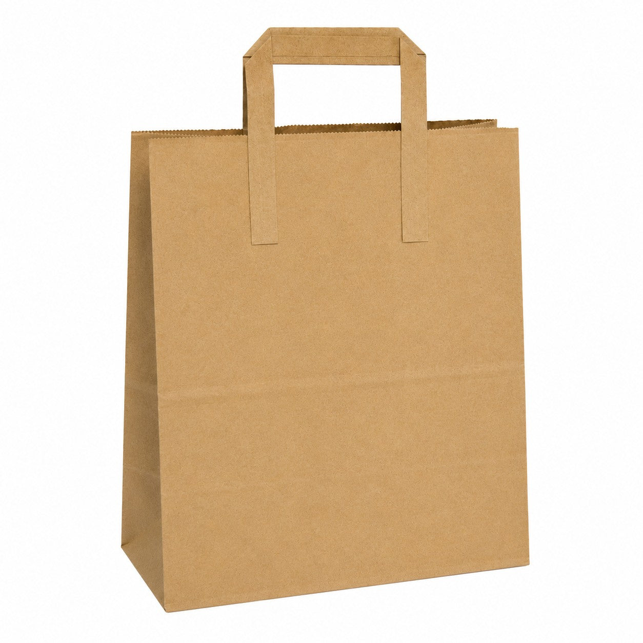 Large Pure Kraft Tape Handle Bag (250 x 140 x 300mm)