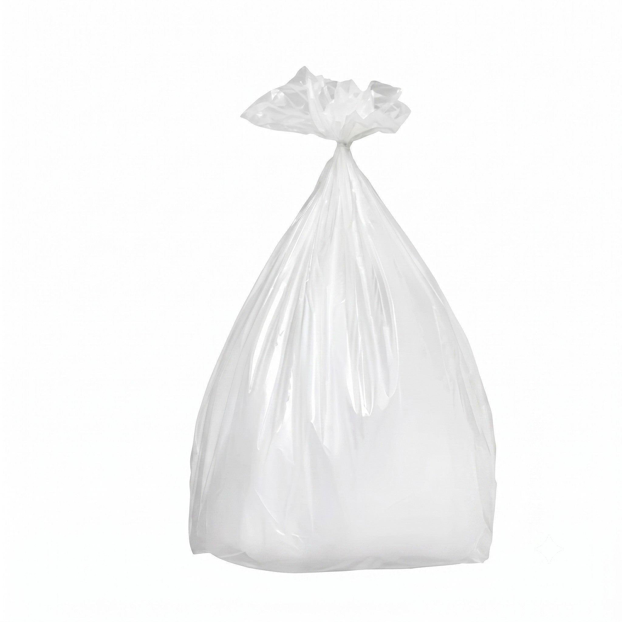 Clear refuse Bags XL Size Medium Duty Clear x 35 Micron/160 Gauge