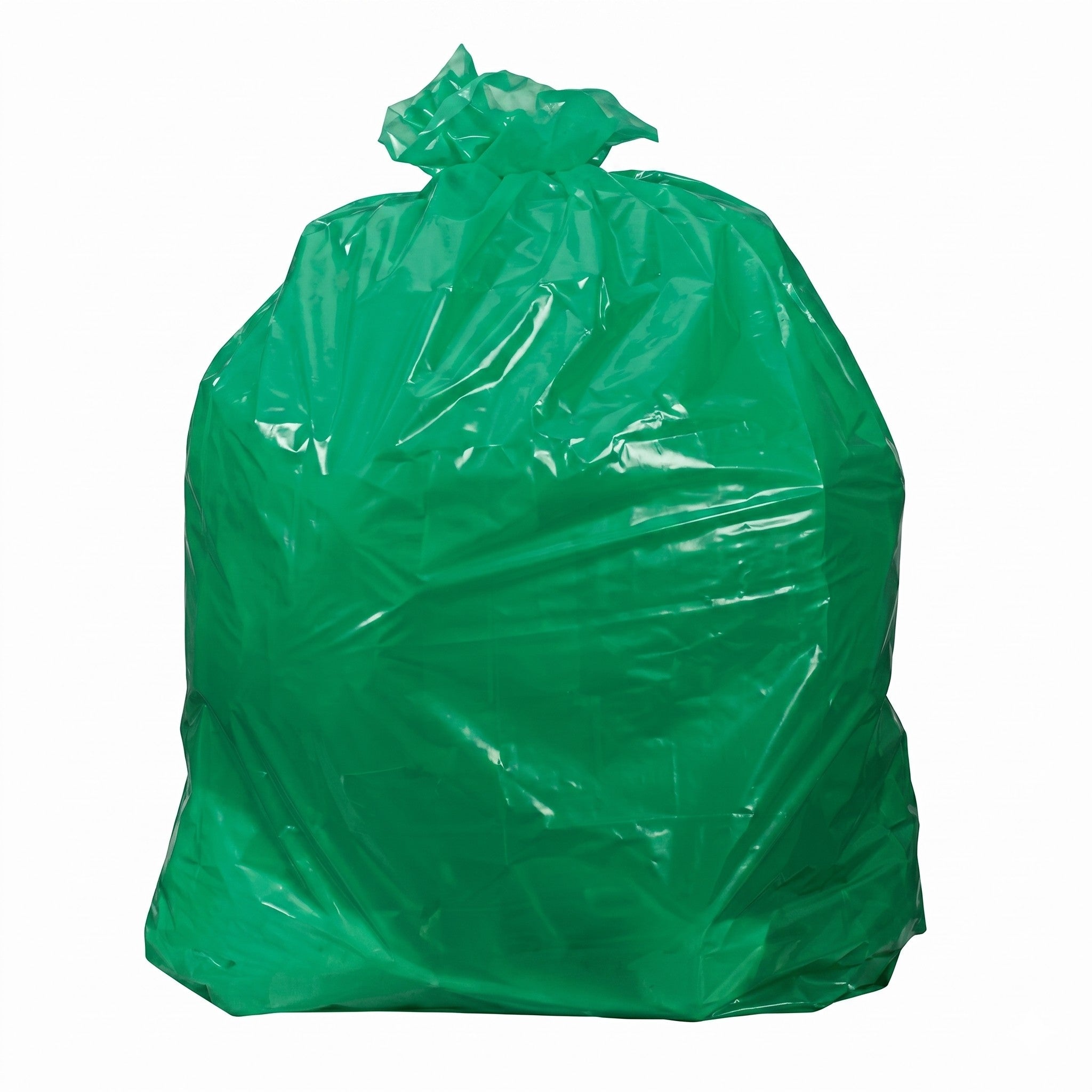 Green Refuse Bags XL Size Medium Duty 35 Micron/140 Gauge