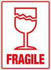 Parcel Labels 108 x 79mm (printed FRAGILE)