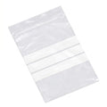 Lightweight 35mu Write On Panel Grip Seal Bags 190 x 190mm (7.5 x 7.5)
