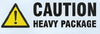 Parcel Labels 148 x 50mm (printed CAUTION HEAVY PACKAGE)