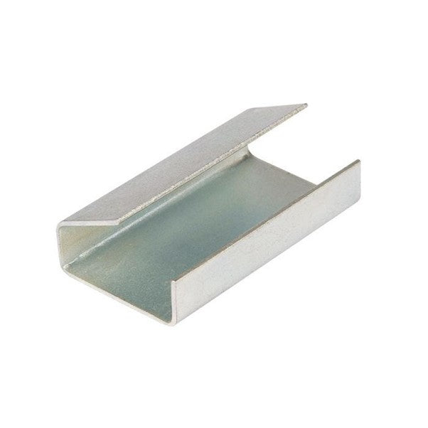 Stainless Steel Semi Open Seal 16mm Width 32mm in Length 0.6mm in Thickness For Plastic Strapping 20