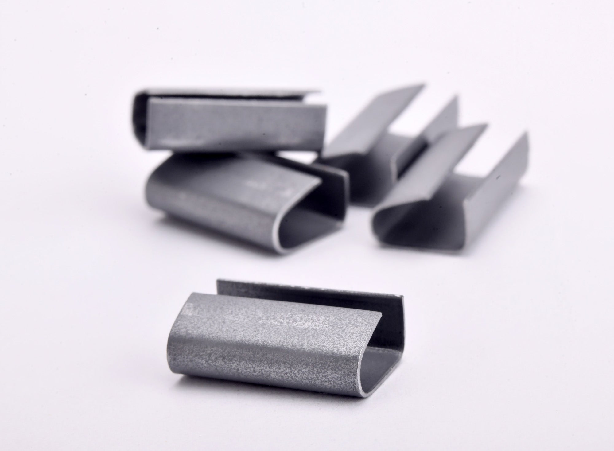 Steel Semi Open Seal 12mm Width 0.5mm Thickness 25mm Length For Plastic Strapping 2000 Per Box