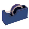 Desk Top Tape Dispenser for 25mm Wide 25 or 75mm Cored Tape Blue