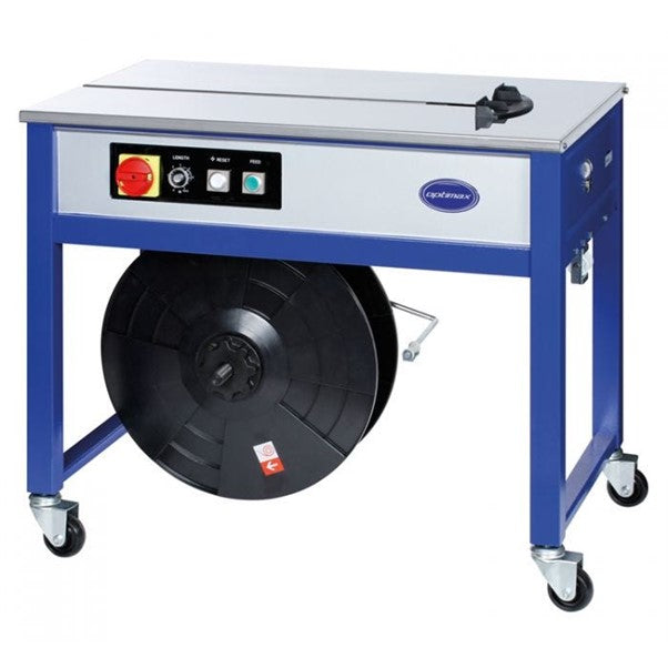Optimax TAS200-AL Semi-Auto Table Strapper – Adjustable Height – 6mm-15.5mm